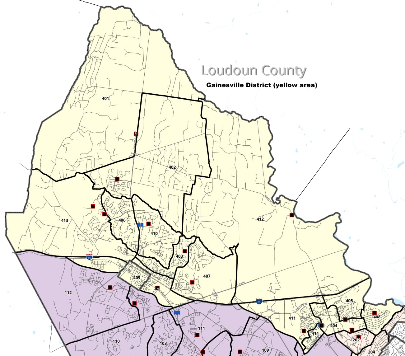 Map of Gainesville voting precincts